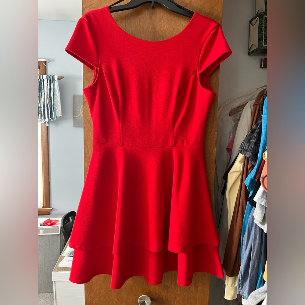 Red Fancy Summer Dress